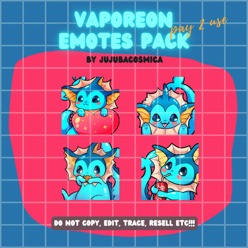 Emotes Pay to Use - Vaporeon