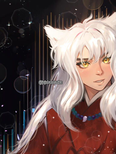 Ilustração (busto) - Inuyasha