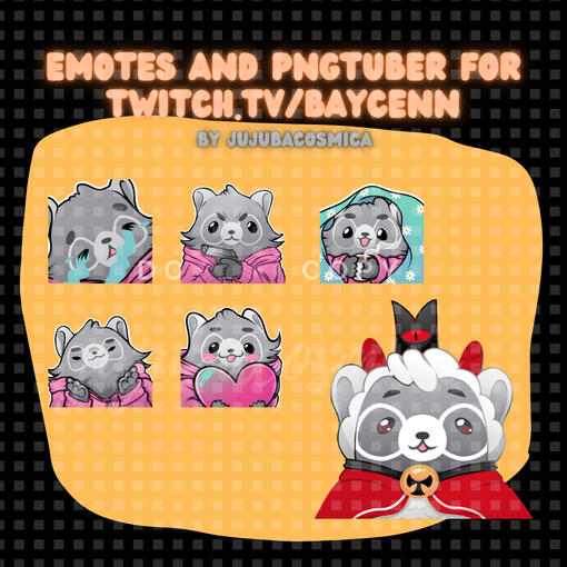 Emotes + PNGtuber - Baycenn
